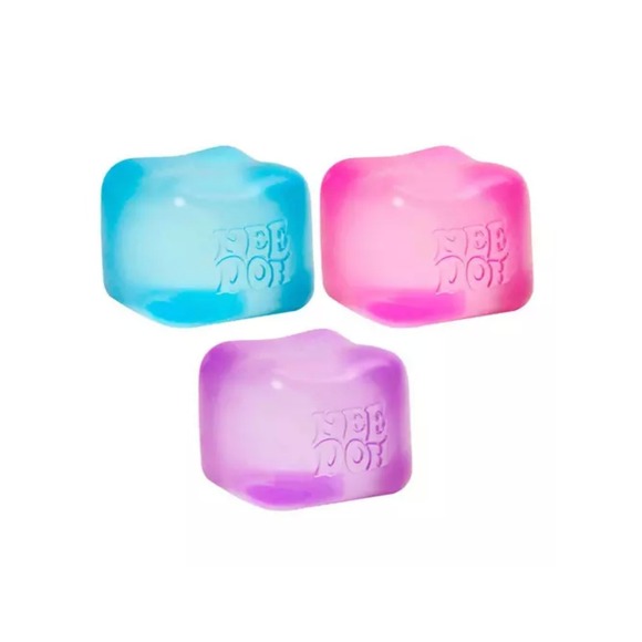 !! PINK !! Viral Nee Doh Nice Cube - Super Solid Squish! AUTHENTIC - Picture 2 of 4